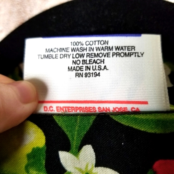 Dem Crazy EUC L Hawaiian short-sleeved button-down shirt - PEPPERS! 🌶🌶🌶 - Picture 5 of 9